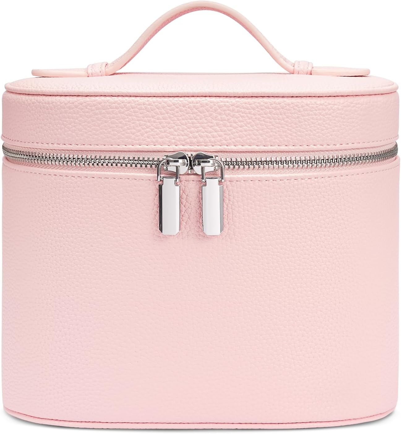 Makeup Bag, Travel Make up Case with Compartments and Handle, Portable Cosmetic Organizer Bags,Toiletry Bag for Women