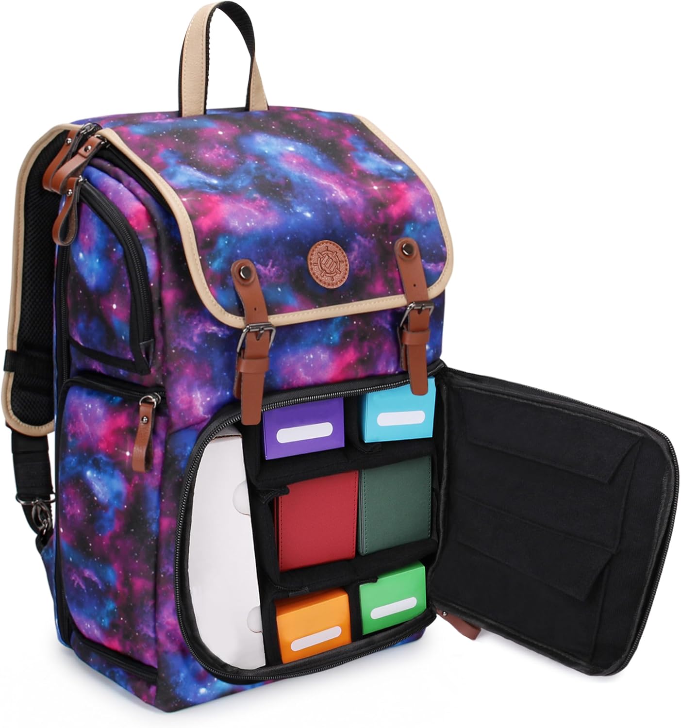 ENHANCE Designer Edition TCG Backpack - MTG Deck Bag Card Binder Space, TCG Deck Box Storage, MTG