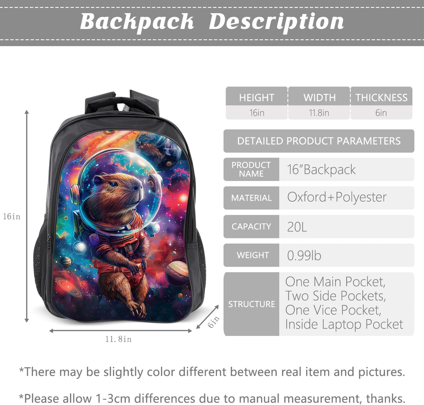 Kids Backpack School Bookbag 16inch Schoolbag With Lunch Box Bag And Pencil Case Set For Boys Girls