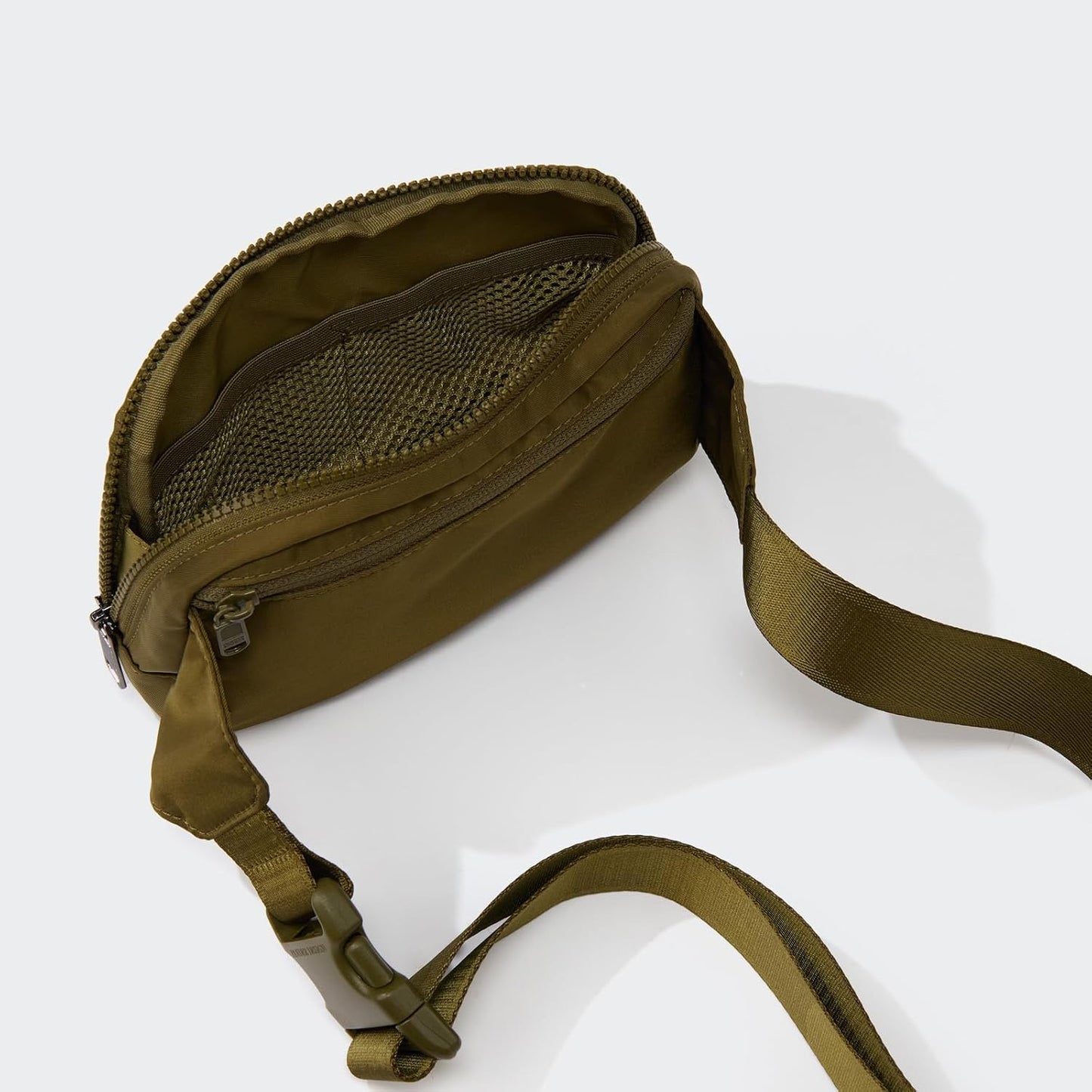 Pander Belt Bag Large 2L, Nylon Fanny Pack Purse for Women and Men with Adjustable Strap