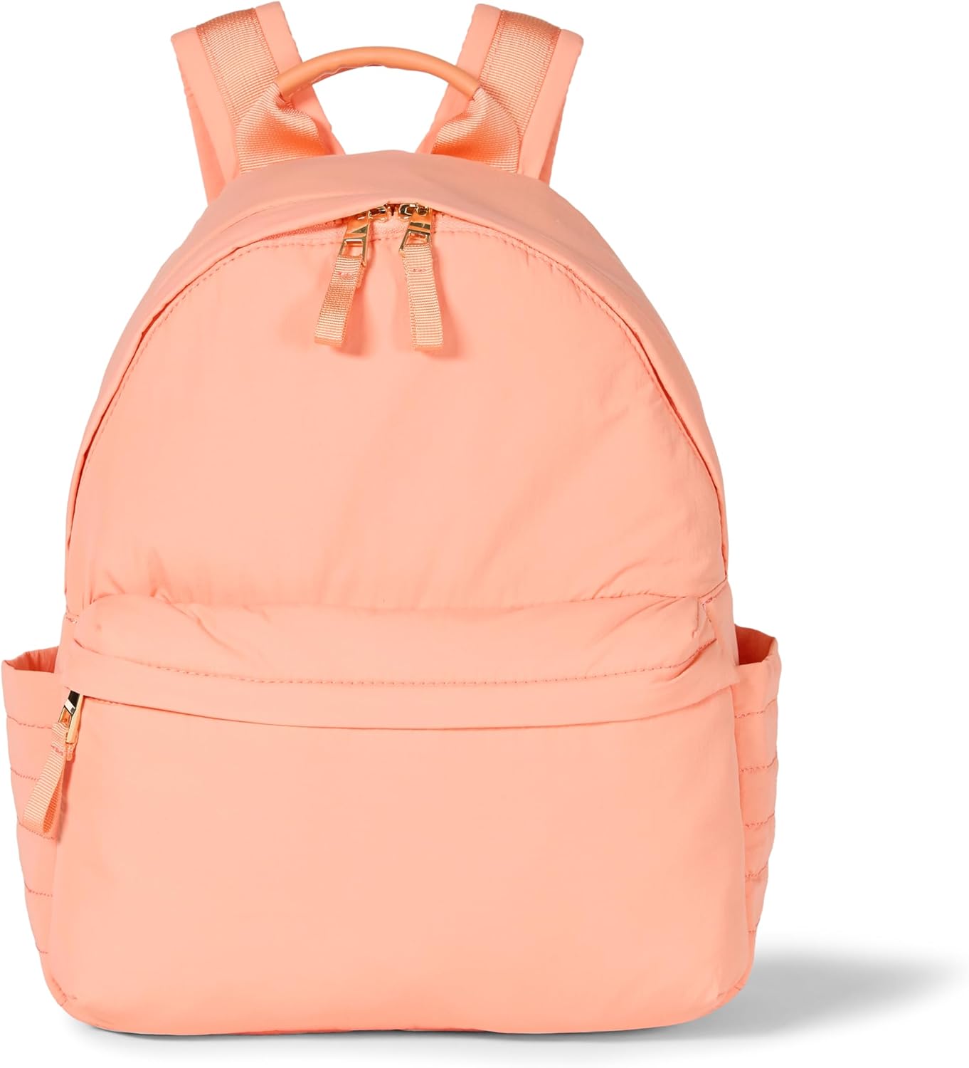 Amazon Essentials Unisex Kids' Nylon School Backpack, Light Pink, One Size