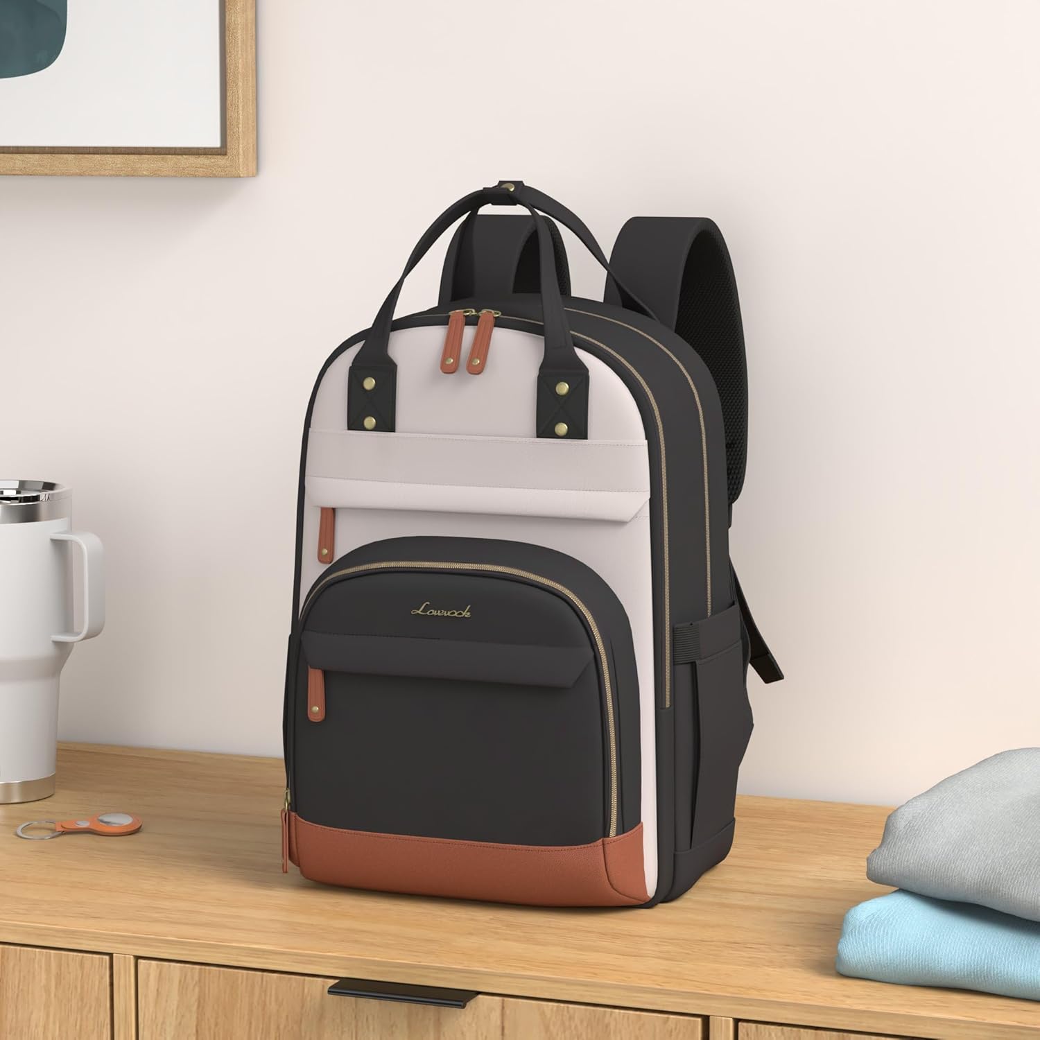 LOVEVOOK Backpack for Women, Fits 15.6 Inch Laptop Bag, School Backpacks, Fashion Travel Work