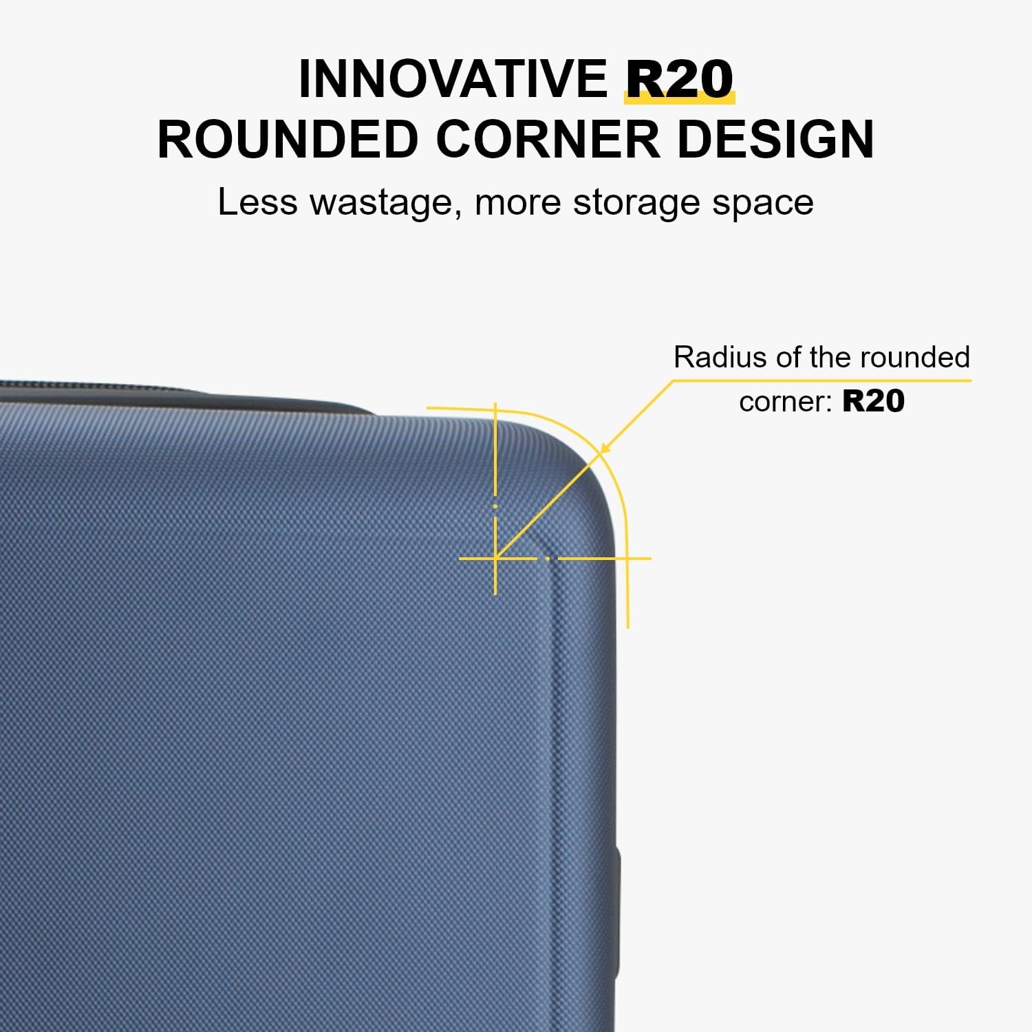 LEVEL8 Carry on Luggage Airline Approved, Carry-on Suitcases with Wheels, Lightweight Hardside