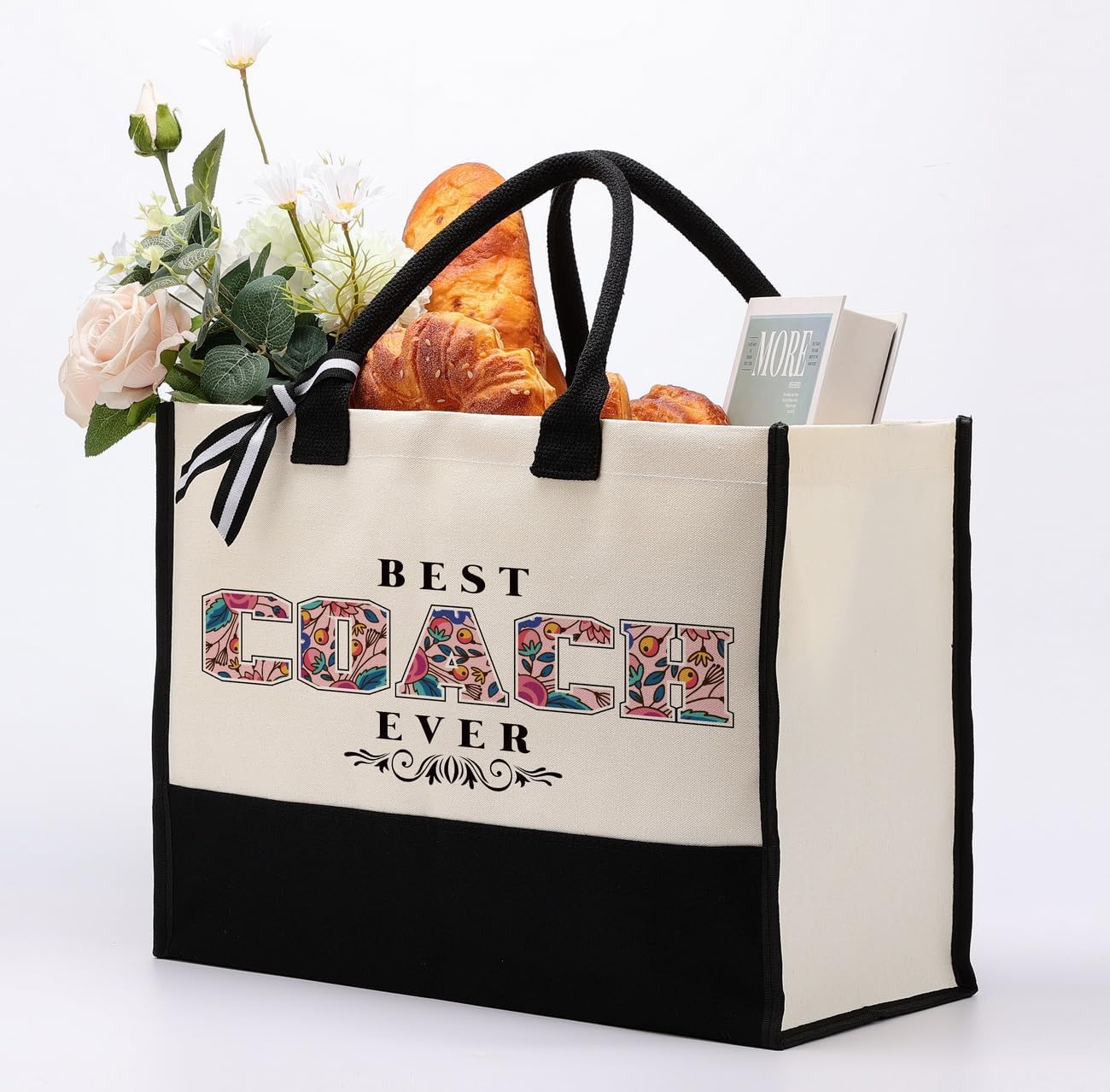 Gkwa Canvas Tote Bag for Gifting, Women Cotton Canvas Bag, Reusable Shopping Bag