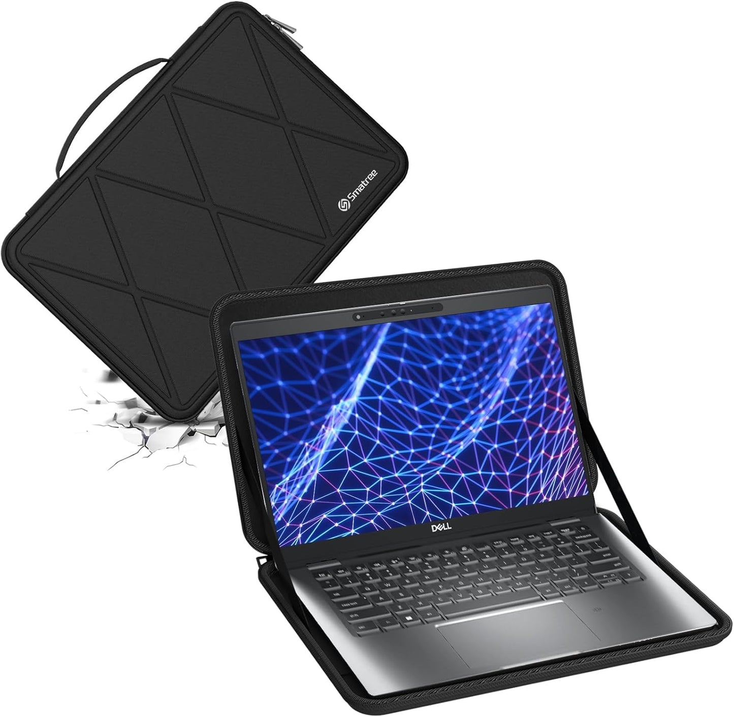 Smatree Hard EVA Protective Sleeve Case Compatible for 14 inch DELL Precision 5490/5480 Workstation, for 13.3 inch DELL Latitude 5350/5340/5330/3340/3330 Laptop Notebook Bag (X8026)