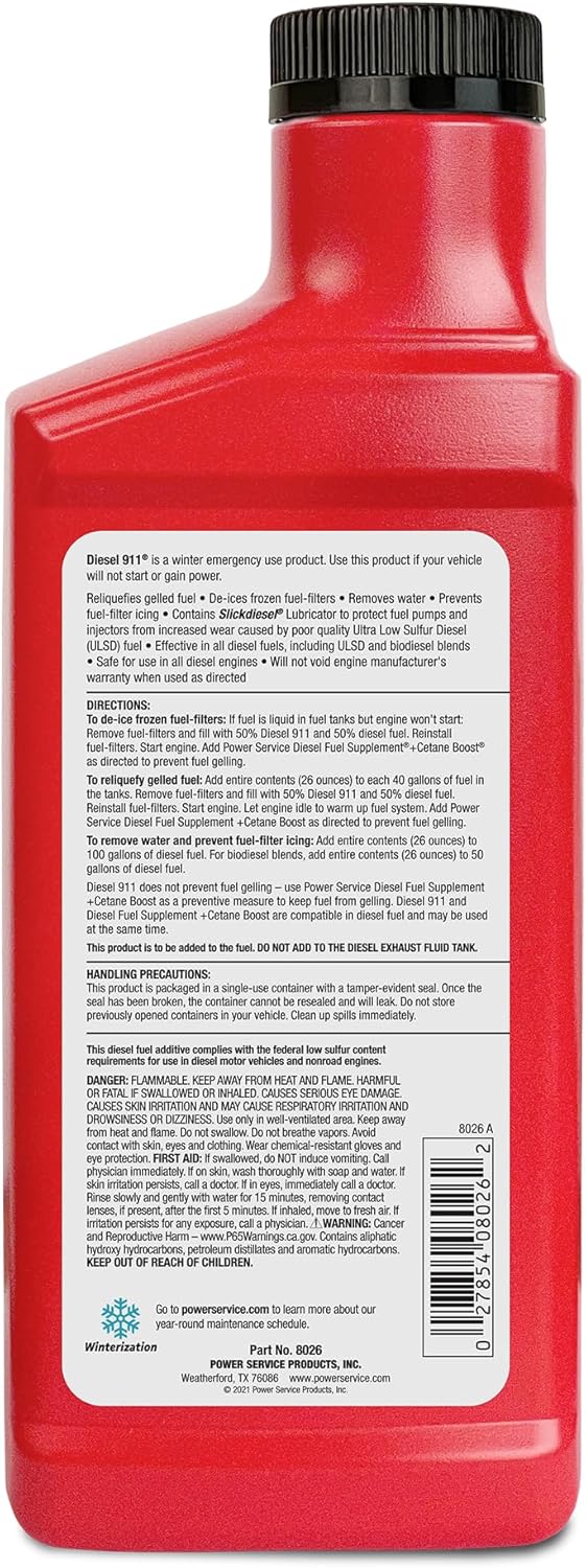Power Service Diesel 911-26 Ounce (Pack of 12)