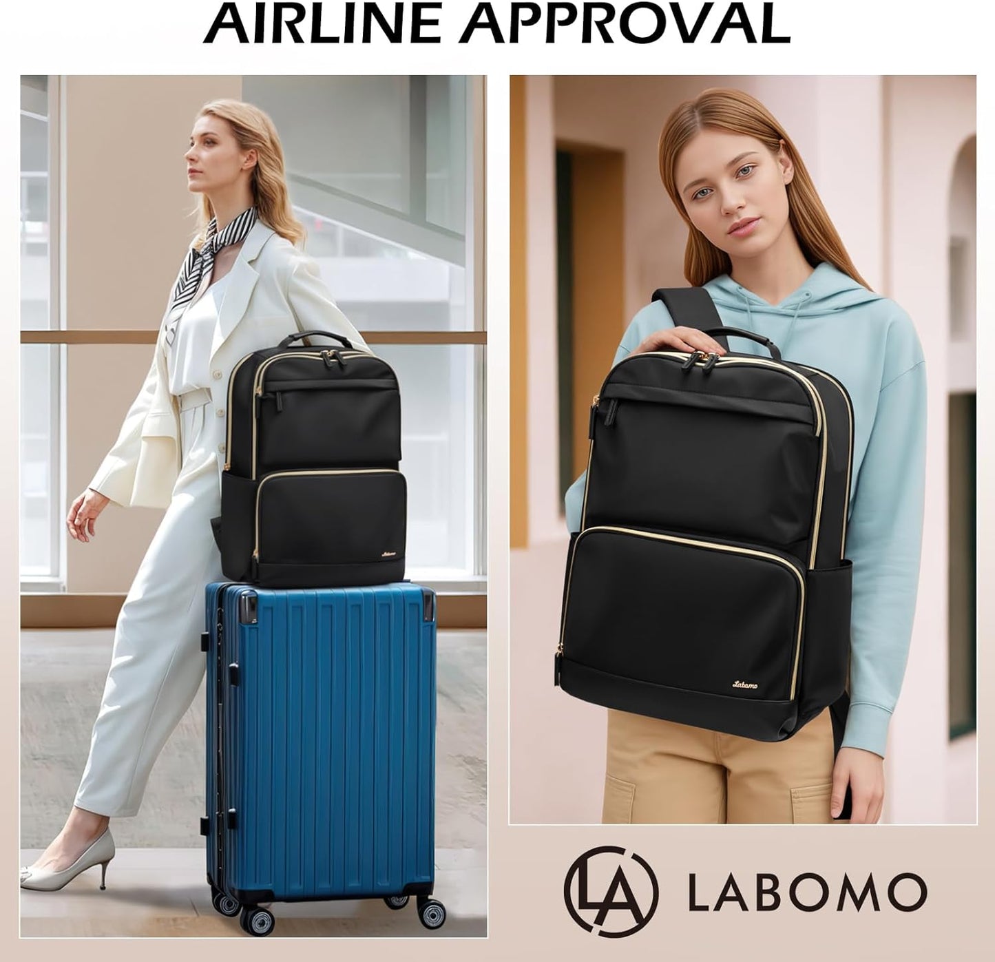 Laptop Backpack for Women Men 16 Inch Laptop Bookbag Waterproof Bags Computer Adult Backpacks Business Daily Purse Bag with Laptop Compartment