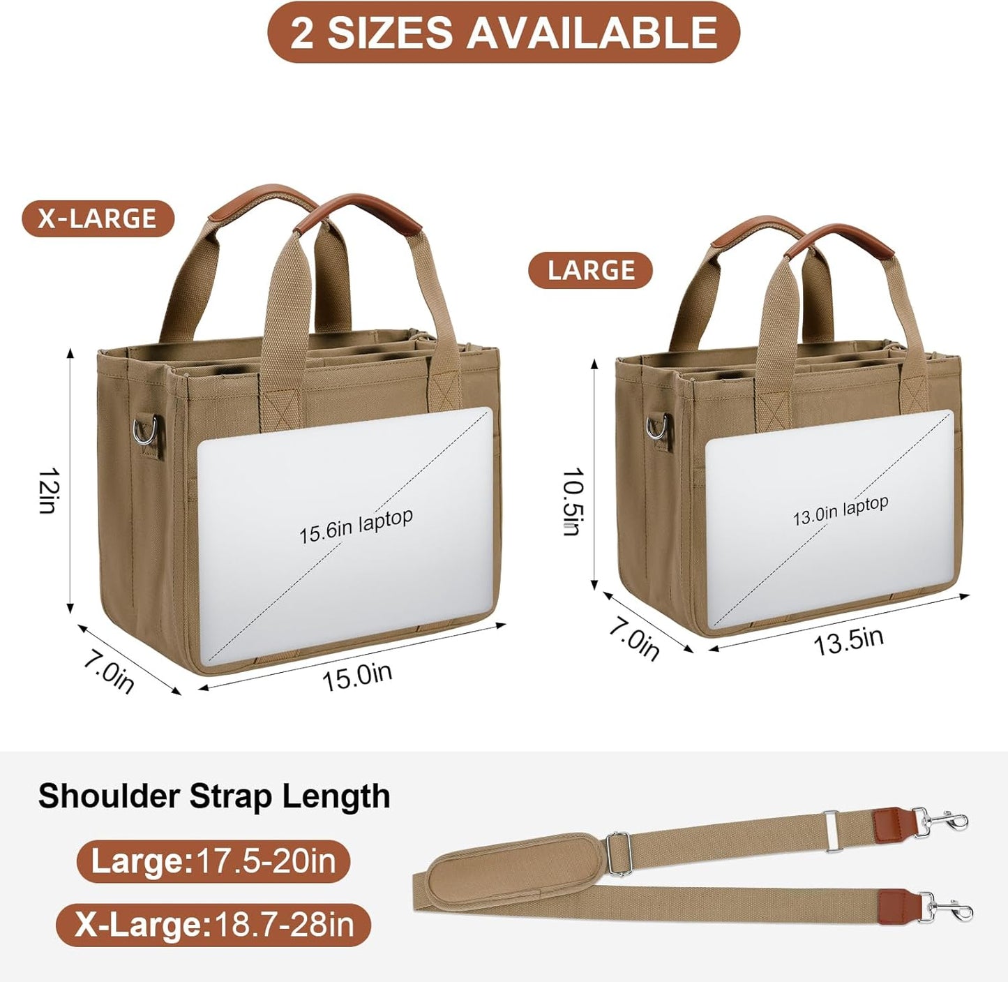 KKXIU Canvas Tote Bag for Women with Zipper and Compartments Crossbody Large Bible Messenger Purse Bag With Pockets
