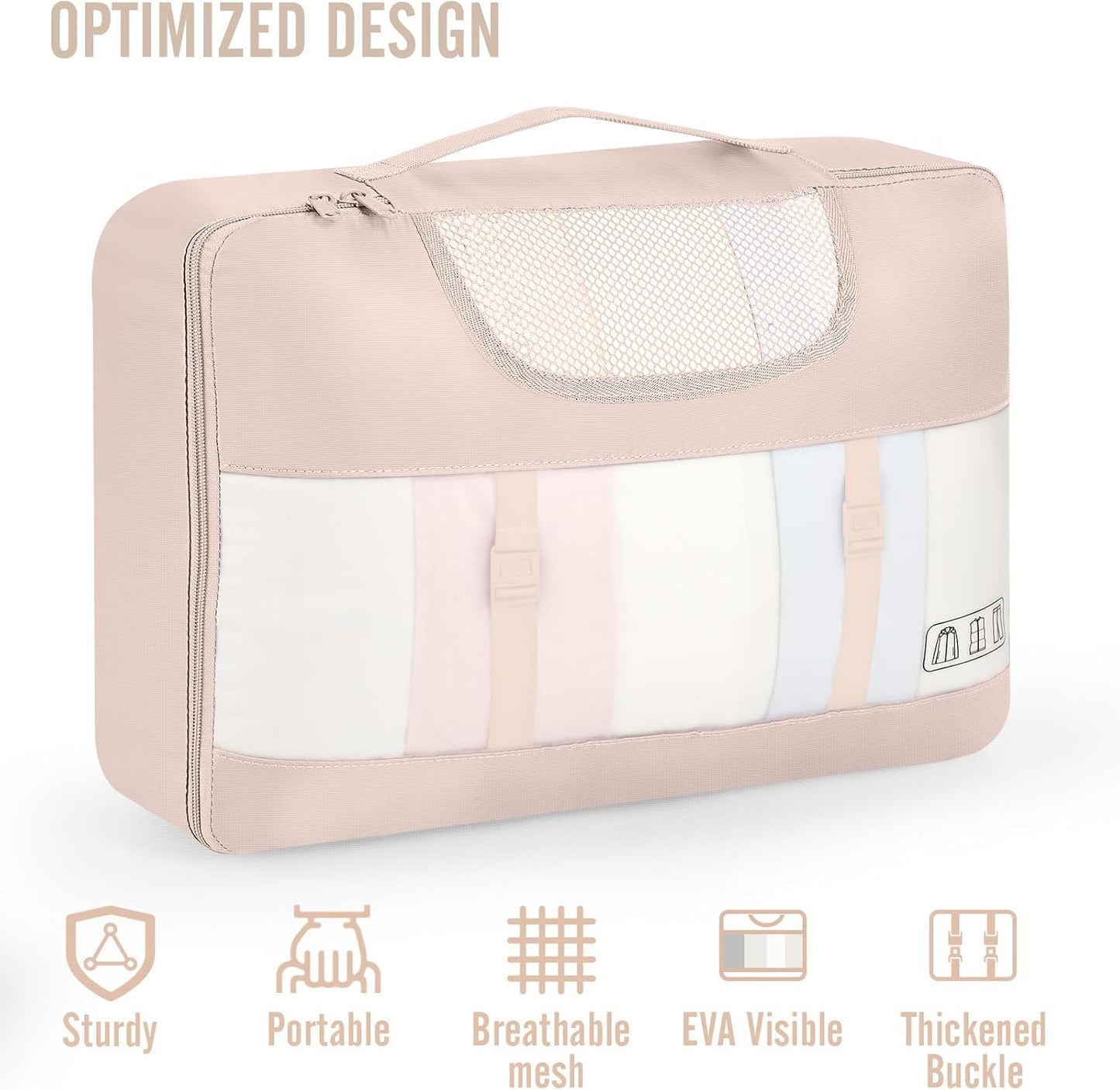 Veken 10 Set Packing Cubes for Travel, Beach Vacation Essentials Accessories for Cruise Ship