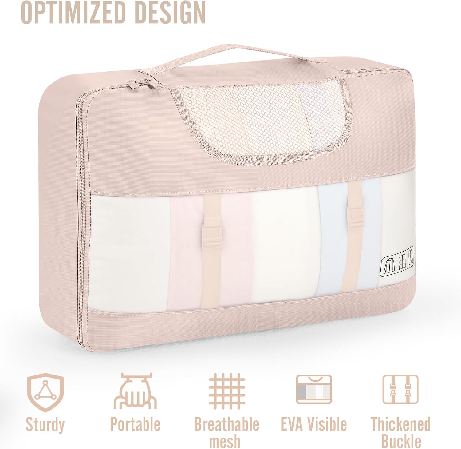 Veken 10 Set Packing Cubes for Travel, Beach Vacation Essentials Accessories for Cruise Ship