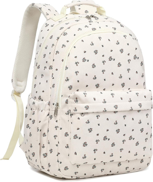 Meisohua School Backpack for Teen Girls Kids Bookbags Elementary High School Bags Corduroy Laptop Bag for Girls Women 17 inch Travel Daypacks