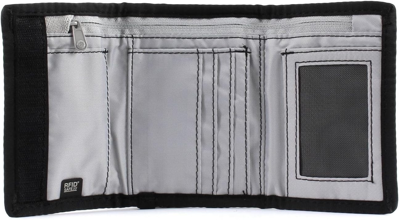 PacSafe Rfidsafe Z50 Rfid Blocking Tri-fold Black Travel Wallet, Black