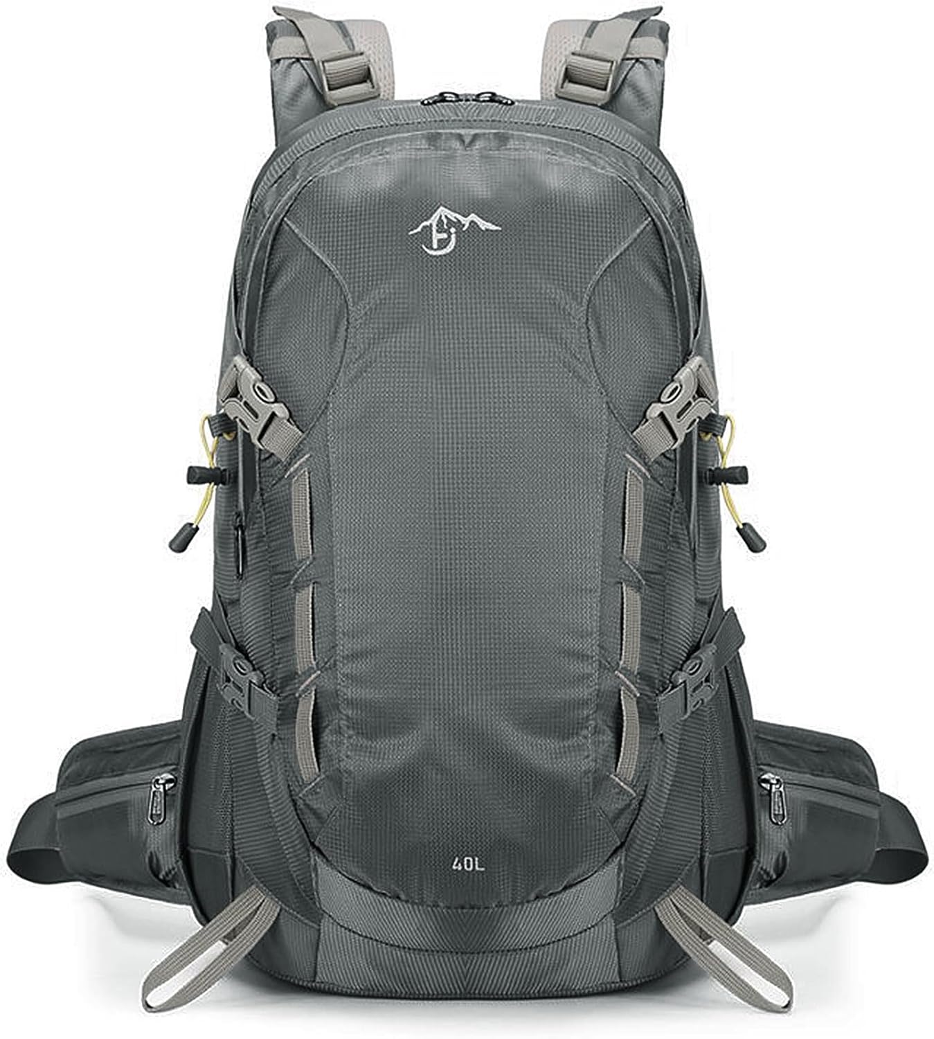 Long Keeper 40L Hiking Backpack Camping Daypack with Waterproof Rain Cover Lightweight Outdoor