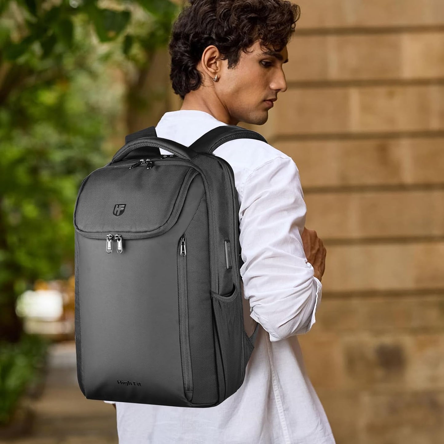Laptop Backpack,Fashion Travel Backpacks,Business Backpack Waterproof fit 17.3 Inch Laptop,TSA-Airline Approved Backpack with USB Charging Port for Men Women