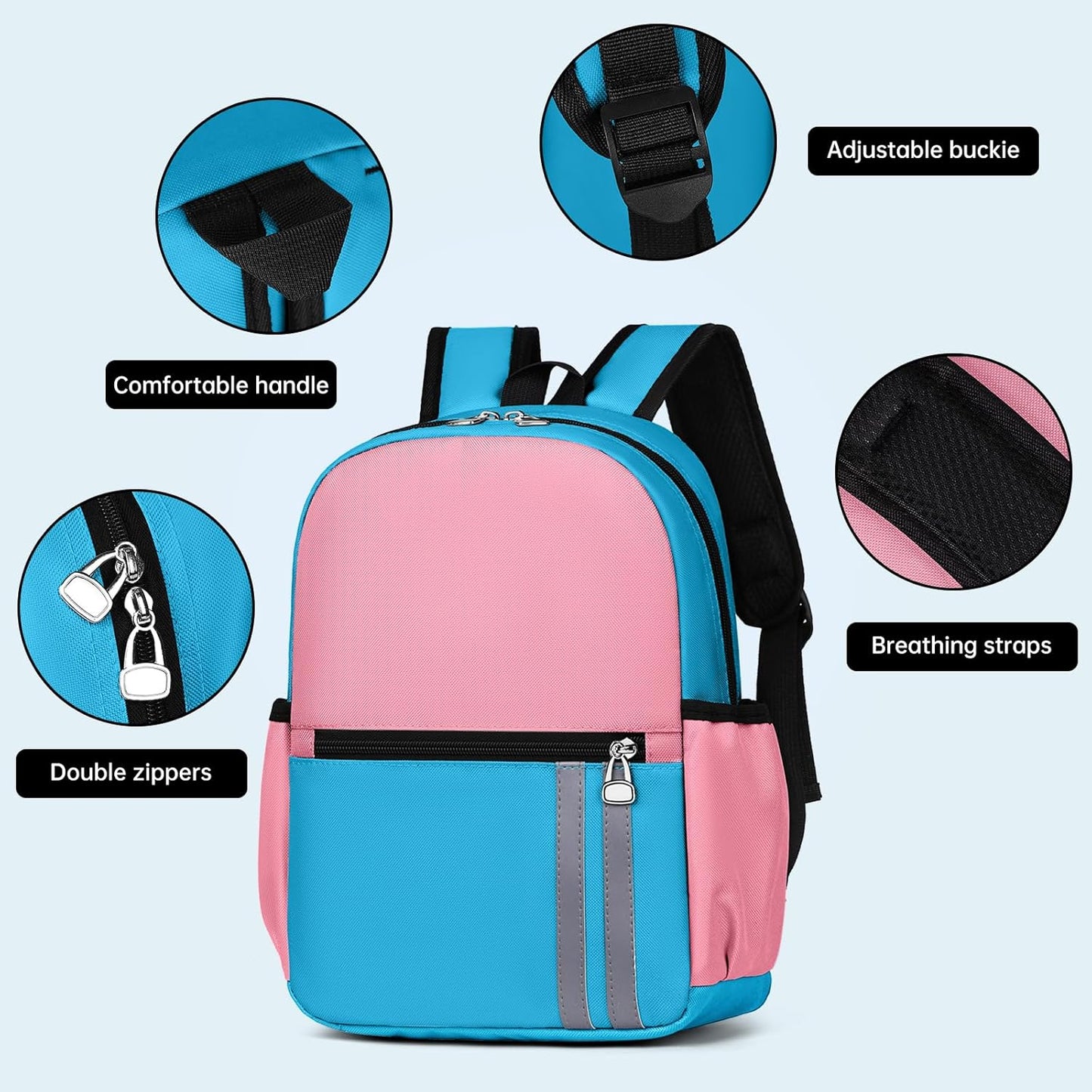 Kids Backpack for Boys Kindergarten School Backpack 14 inch Bookbag for Boys 4-8