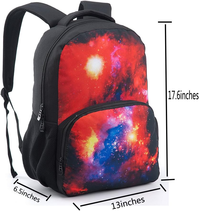 CAIWEI backpack teen, Universe Space TrendyMax Galaxy Pattern Backpack Cute for School (Starry sky 1)