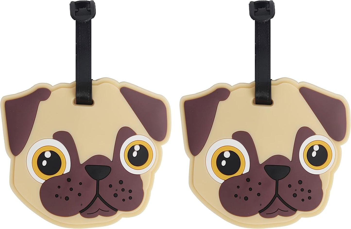 Animal Luggage Tags Cute Suitcase Labels (Set of 2)