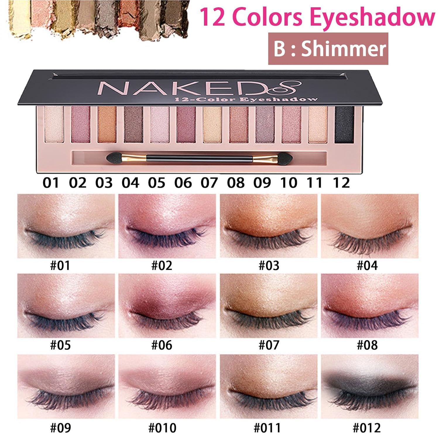 All in One Makeup Kit for Women Full Kit, Makeup Set 12 Colors Eyeshadow, Foundation & Primer