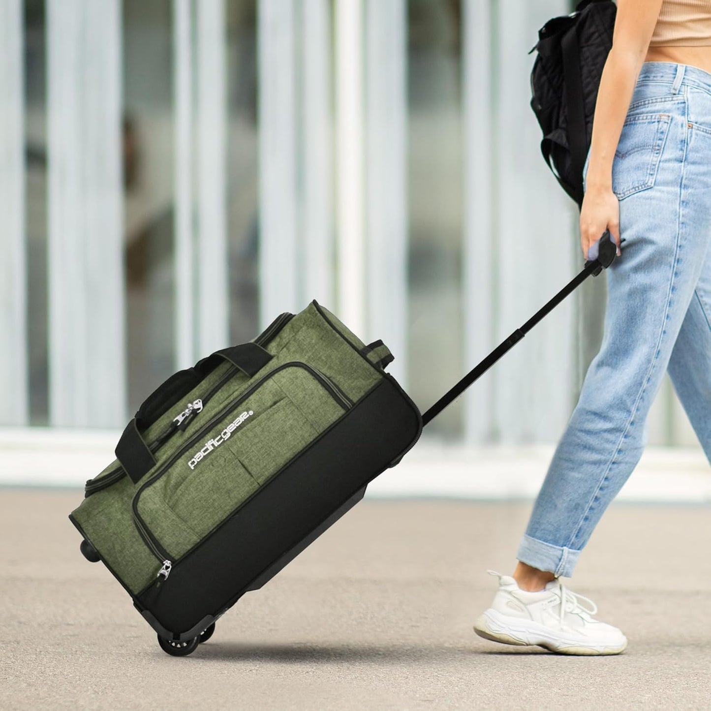 Pacific Gear Duffel Bag with Rolling Wheels