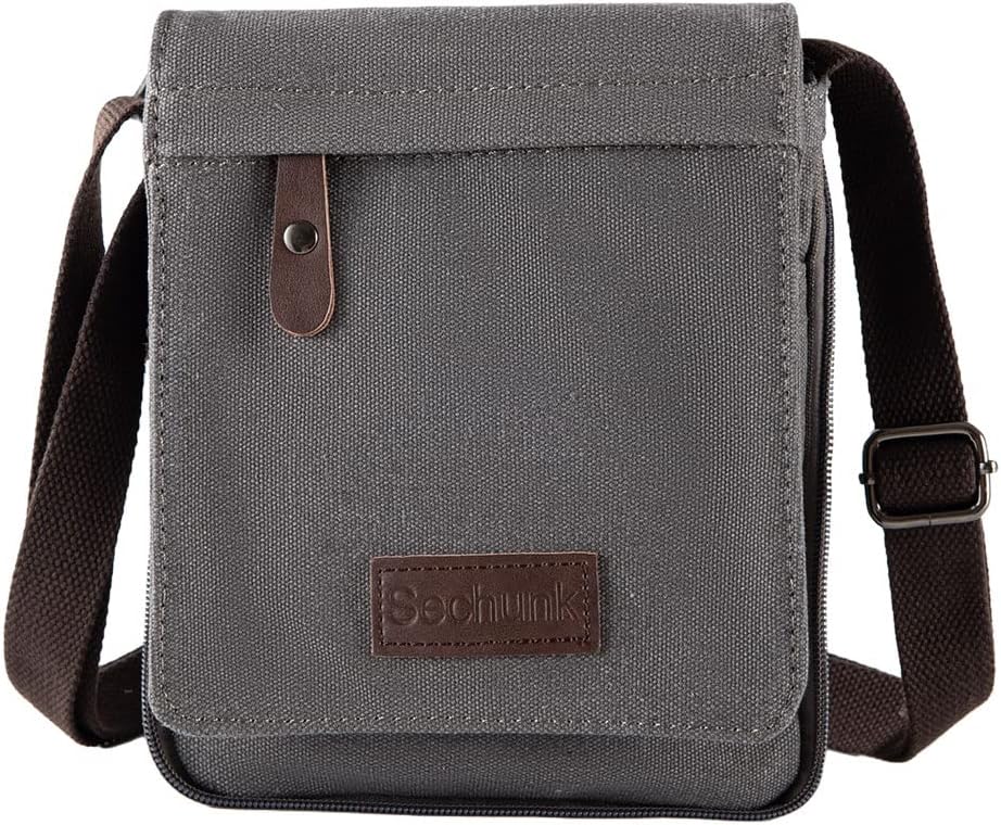Sechunk Vintage Canvas Messenger Cross body bag Shoulder bag