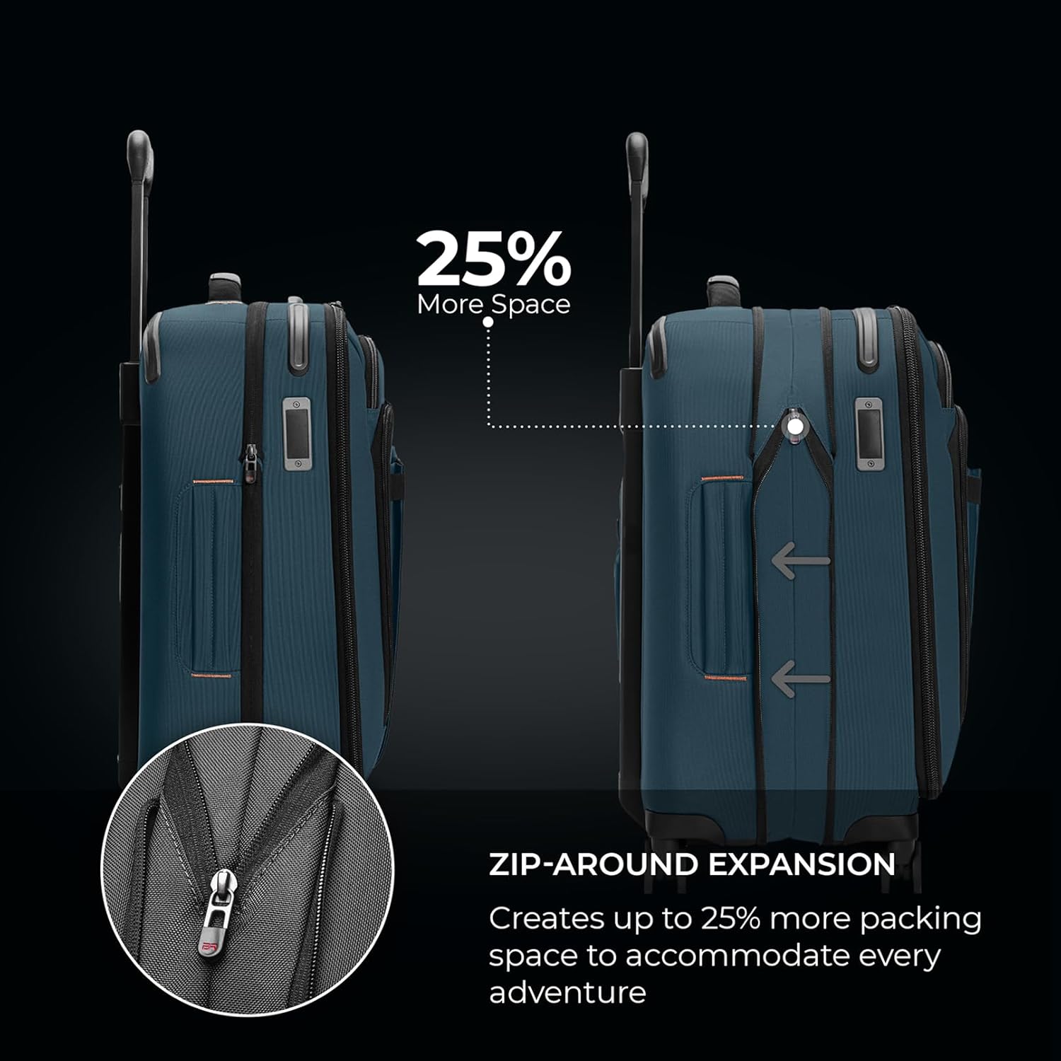 Briggs & Riley International 21" Carry On Expandable Spinner - Luggage for Travel, Suitcases with