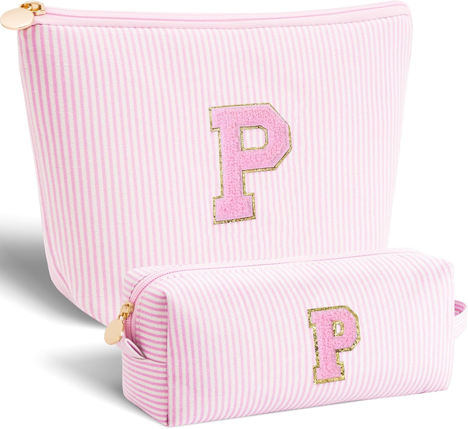 Personalized Makeup Bag for Women Girls - Fashion Cosmetic Bag Trendy Travel Toiletry Bag with