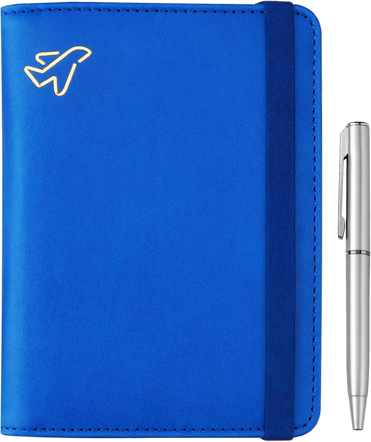 WALNEW Passport Holder for Travel, RFID Passport Cover Wallet for Women Men, PU Leather Passport
