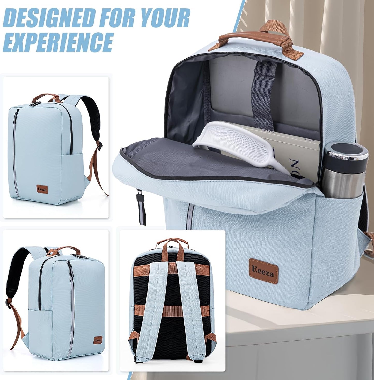 Laptop Backpack, Durable Lightweight Travel Backpack Featuring Spacious Main Laptop Compartment, Functionality for Travel, School, Daily Use