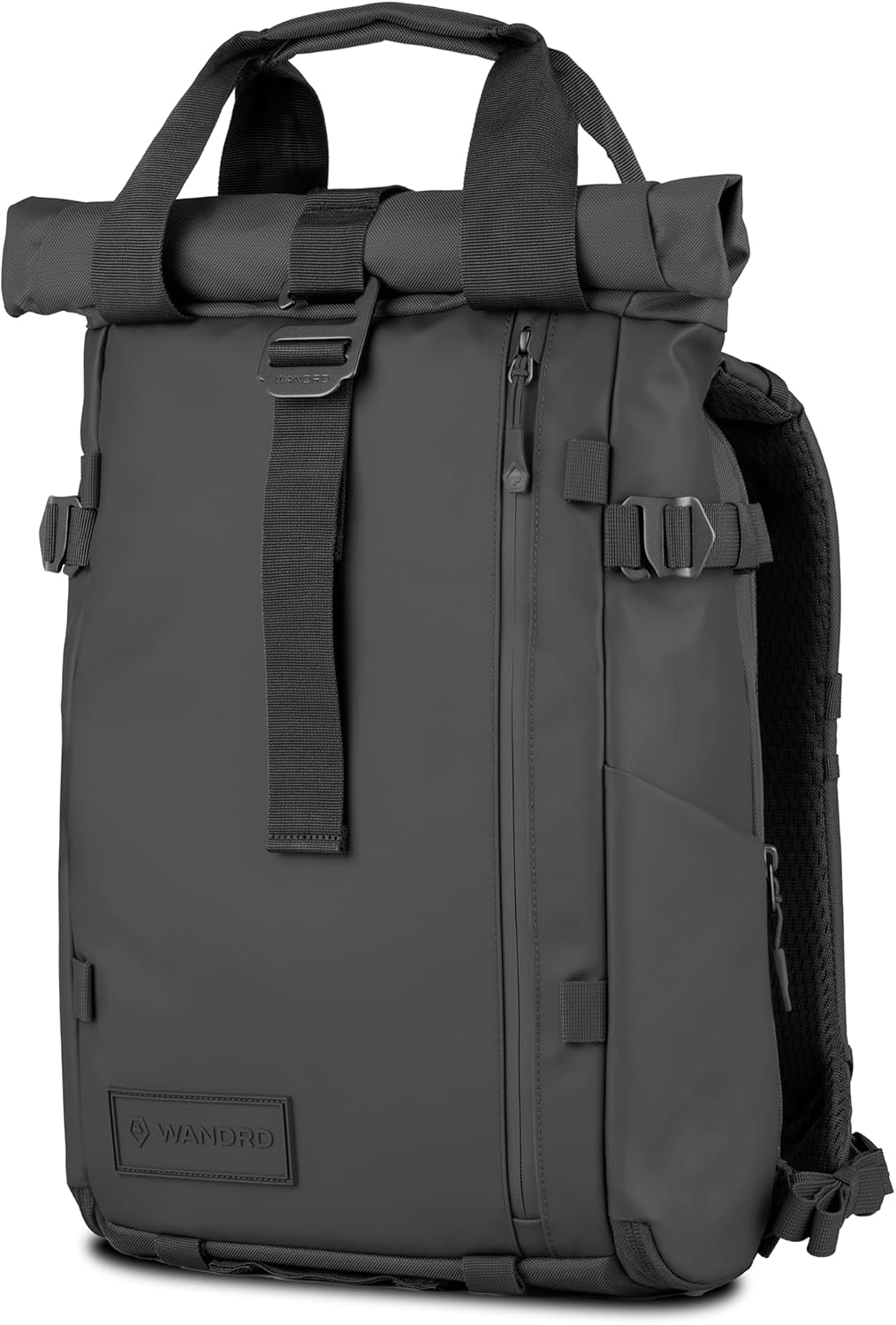 WANDRD All New PRVKE 15L V4 Camera Backpack: Built-In Camera Cube Travel Backpack with Quick Side Access, Rolltop Expansion, Clamshell Opening, Magnetic Tote Handles