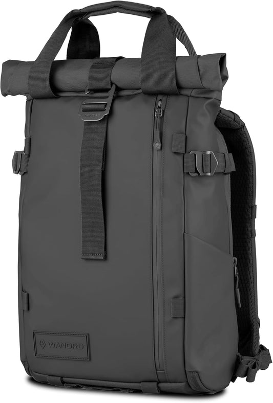WANDRD All New PRVKE 15L V4 Camera Backpack: Built-In Camera Cube Travel Backpack with Quick Side Access, Rolltop Expansion, Clamshell Opening, Magnetic Tote Handles