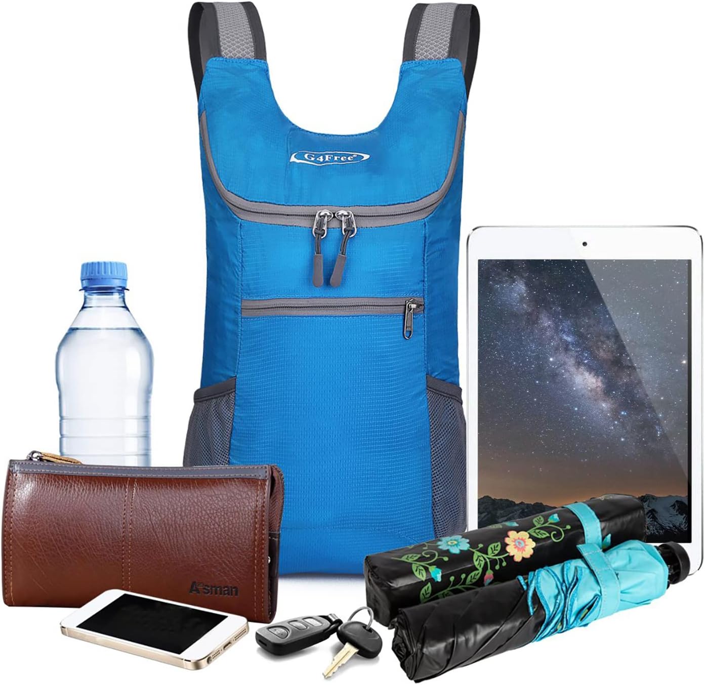 G4Free Lightweight Packable Hiking Backpack for Men Women Small Hiking Daypacks Foldable Shoulder