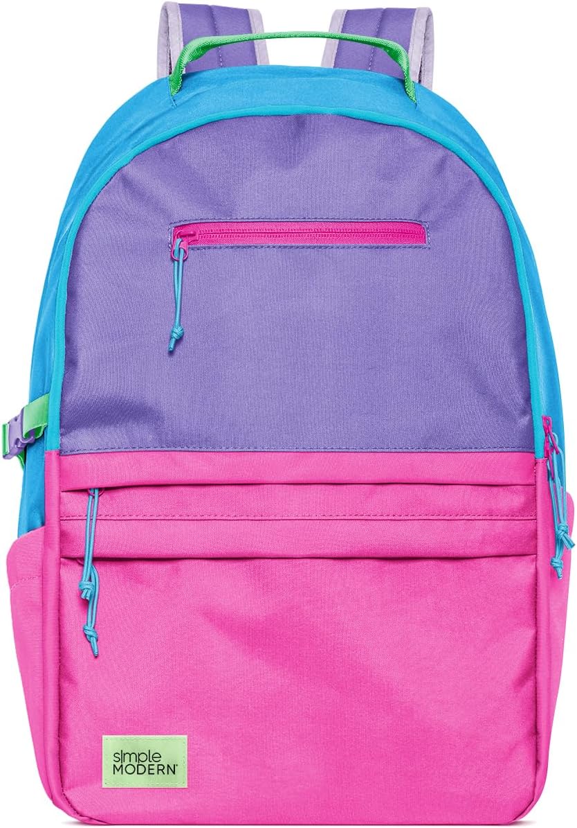 Simple Modern Ellis Backpack for School | Elementary Middle and High School Bookbag for Kids and Teens | Girls and Boys | 80s Mix