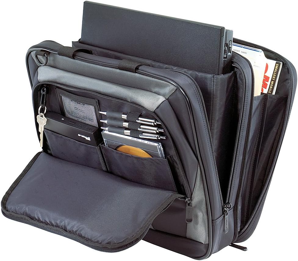 Targus CityLite Briefcase for 14-Inch Laptop, Black (CVR400)