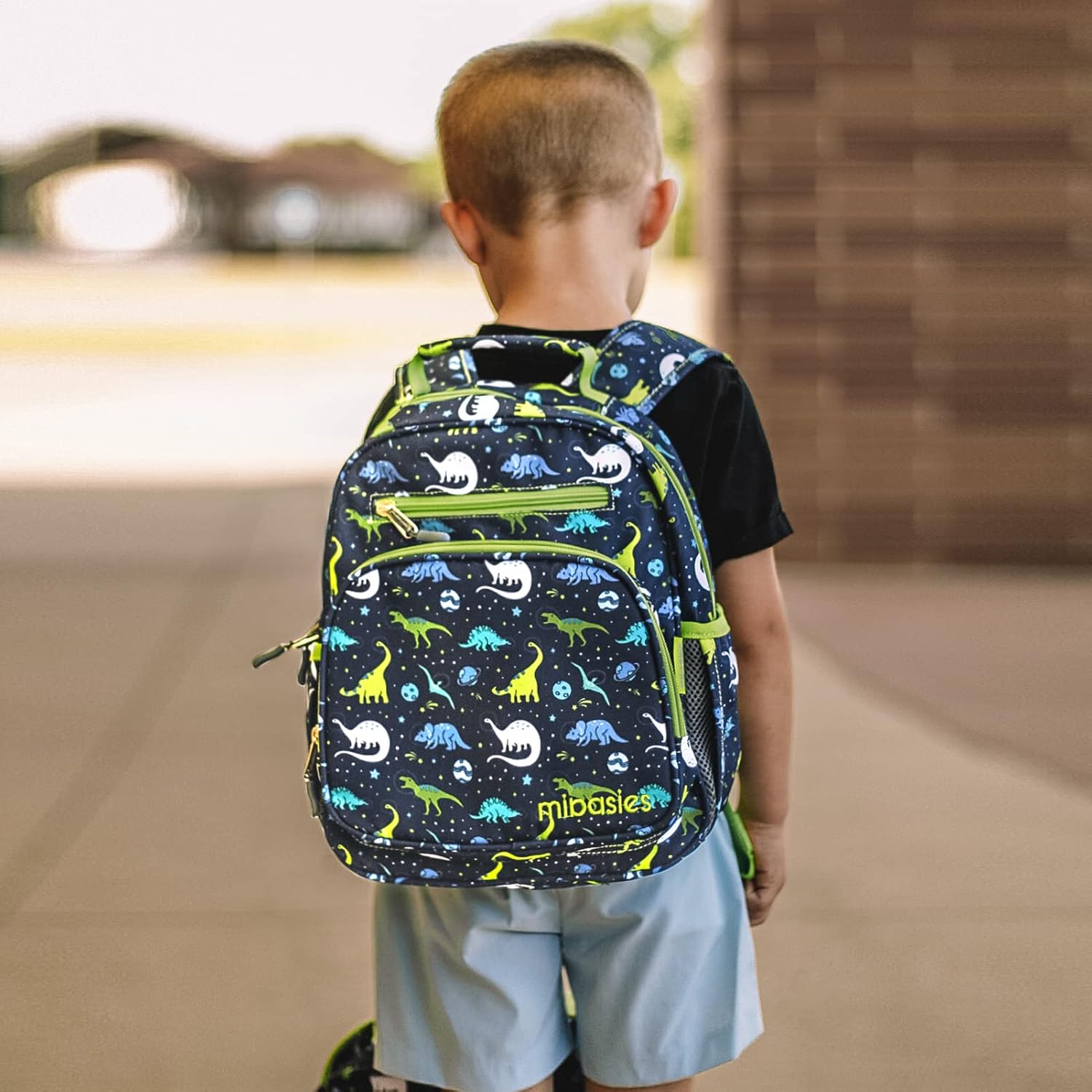 mibasies Toddler Backpack for Boys 2-4: Cute Kids Backpacks Boys - Preschool Kindergarten Backpack