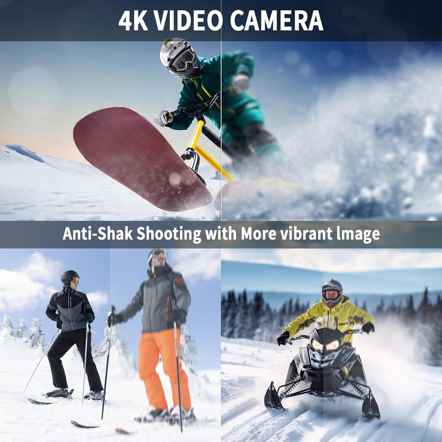 Digital Camera for YouTube Photography, 4K Vlogging Camera with Flip Screen & Autofocus, Creator Kit Includes Remote, Microphone, Tripod Grip, Wide-Angle/Macro Lens & Batteries