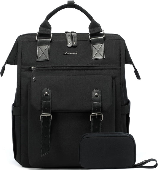 LOVEVOOK Extra Large Travel Laptop Backpack for Women, 18 Inch Computer Backpack Work Commuter Business Trip Weekender Carry on Backpack with Luggage Sleeve, Teacher Doctor Nurse Bags College Daypack