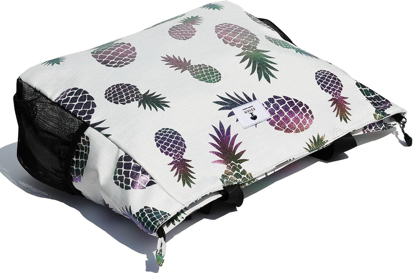 LARGE BEACH BAG Water Resistant Lightweight 20 inch Women Oversize Tote Bag for Gym Beach Travel Pool Yoga Nurse