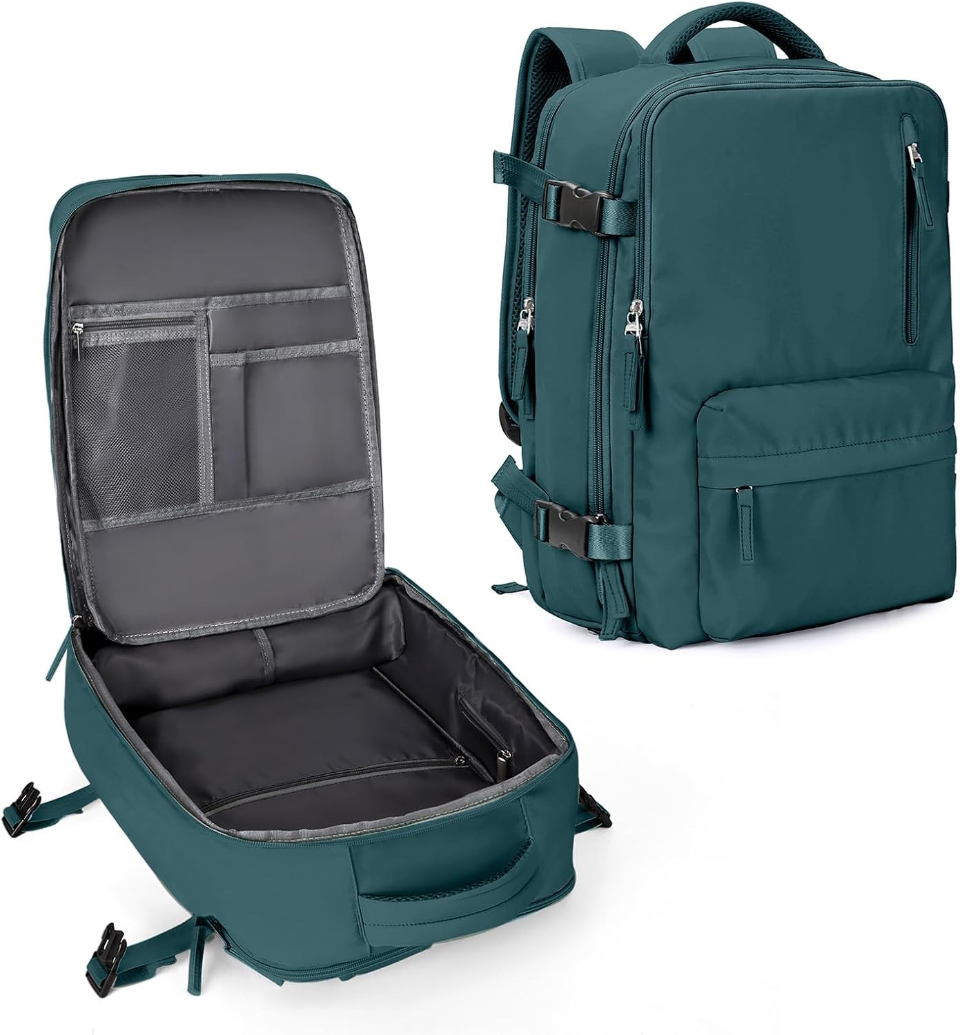 WONHOX Large Travel Backpack Carry on Flight Approved Laptop Work Business Backpack for Women Men