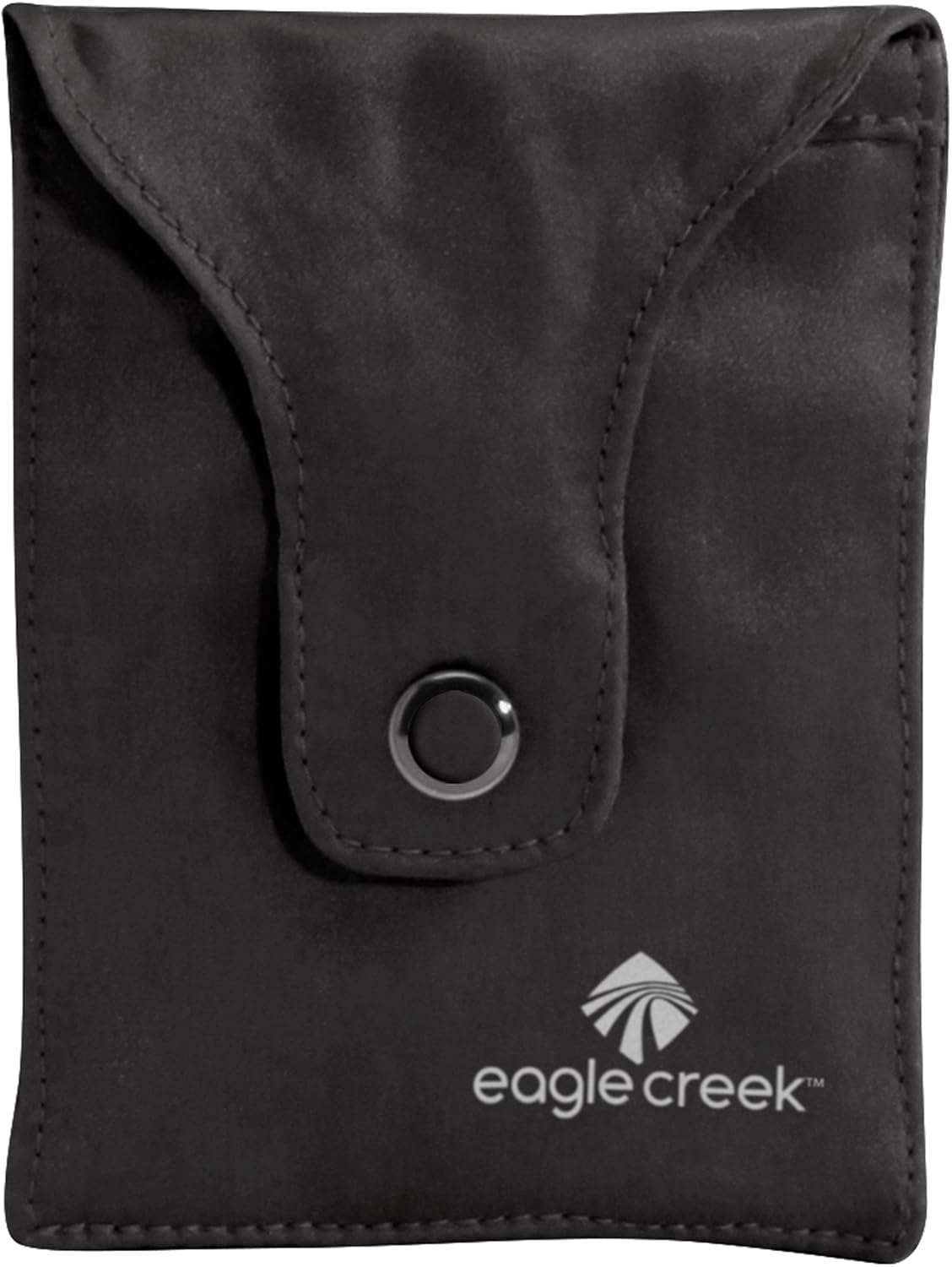 eagle creek Silk Undercover Bra Stash Travel Wallet to Keep Money and Credit Cards Secure - Breathable Silk with Moisture Resistant Lining, Black