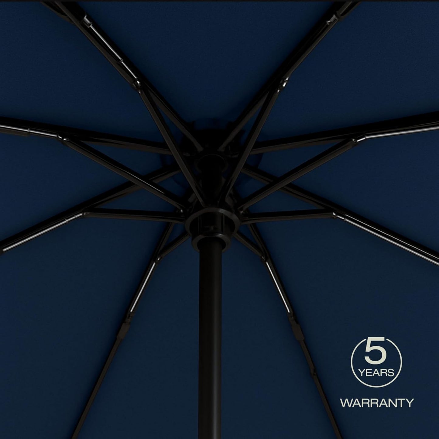 Knirps A.200 Medium Duomatic Windproof Umbrella for Adults – Automatic Open Close 38.5" Canopy, Travel Case Included