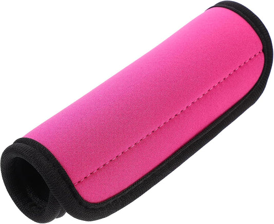 Generic Luggage Handle Grip Neoprene Handle Wrap Travel Bag Handle Covers, Luggage Handle Wraps for Suitcase Luggage Grip Luggage Identifiers Suitcase Handle Wraps (Pink) Luggage Handle Identifier