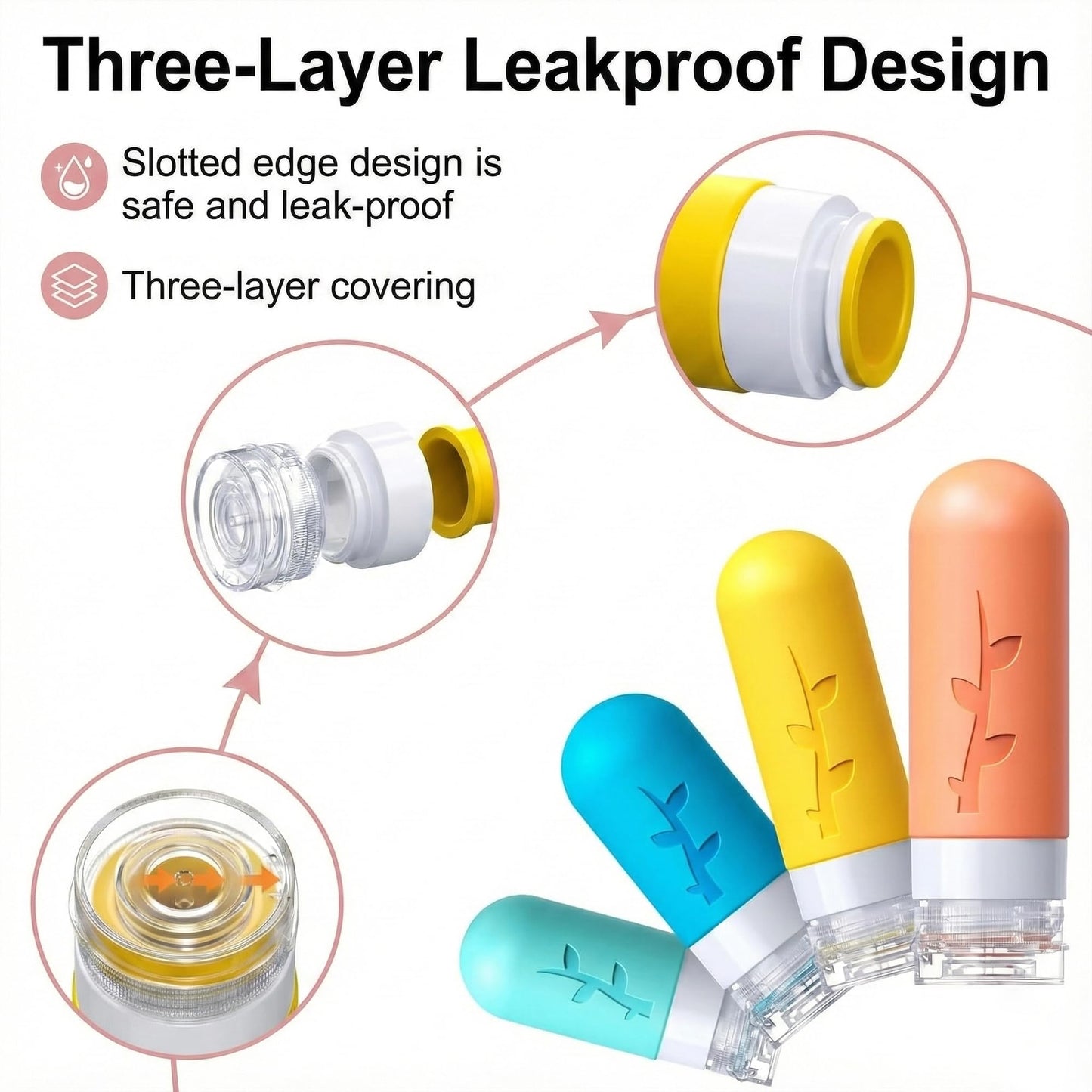 DEPOZA Travel Bottles Kit (16 Pack) - TSA Approved, Leak Proof Silicone Squeezable Containers for