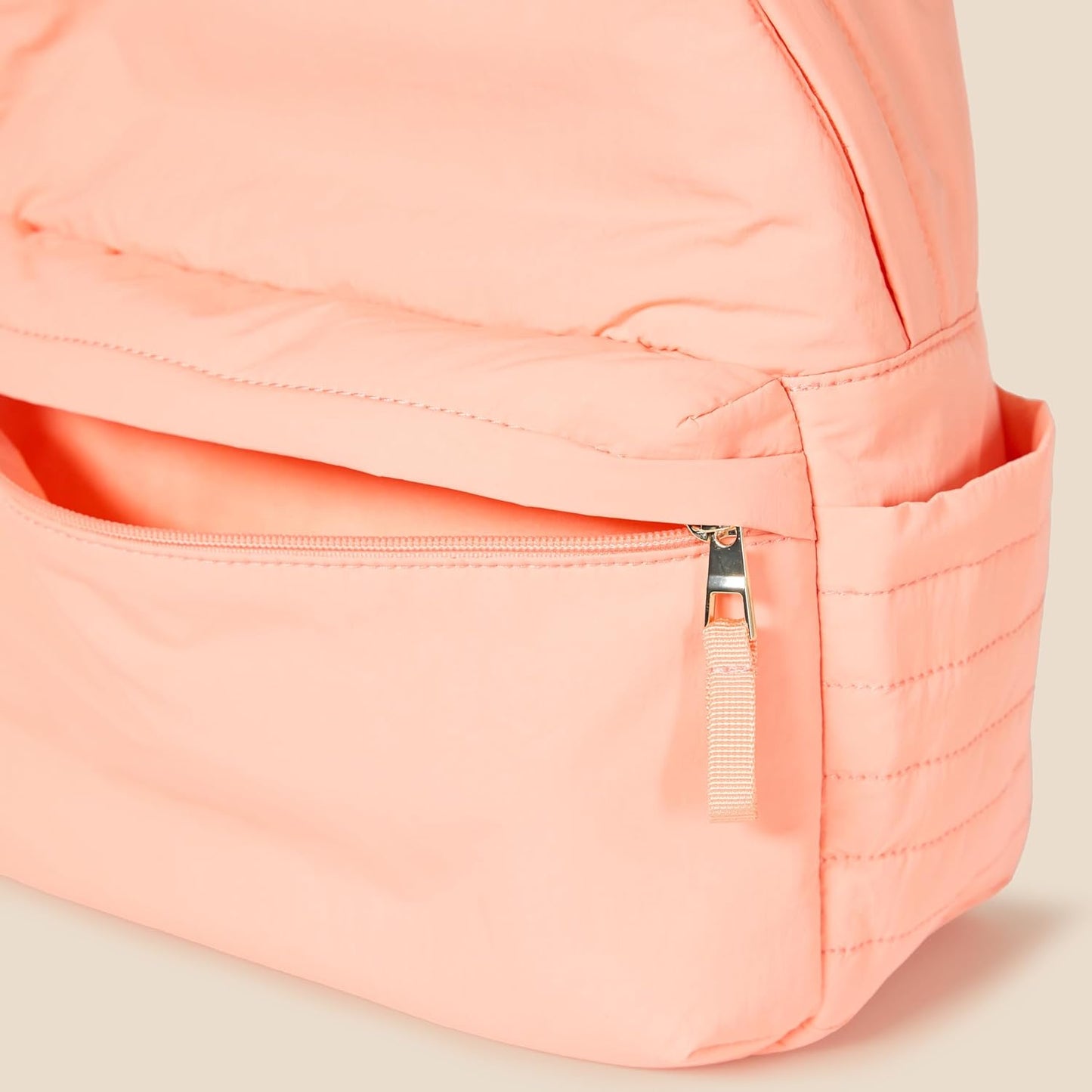 Amazon Essentials Unisex Kids' Nylon School Backpack, Light Pink, One Size