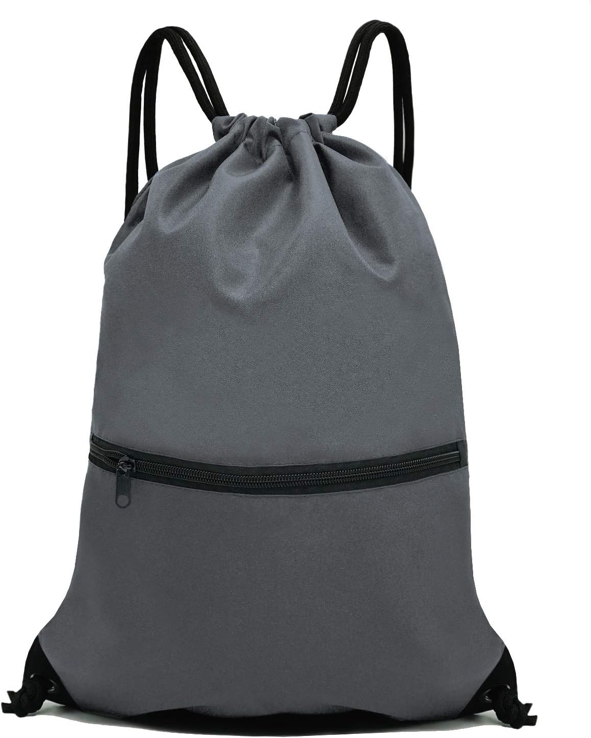 HOLYLUCK Drawstring Backpack Bag Sport Gym Sackpack