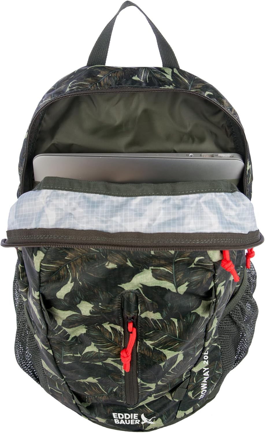 Eddie Bauer Stowaway Packable 20L Backpack-Made from Ripstop Polyester, Dark Loden, One Size