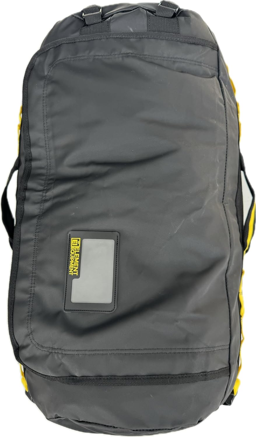 Element Equipment Trailhead Duffel Bag Shoulder Straps Waterproof Black/Yellow Large