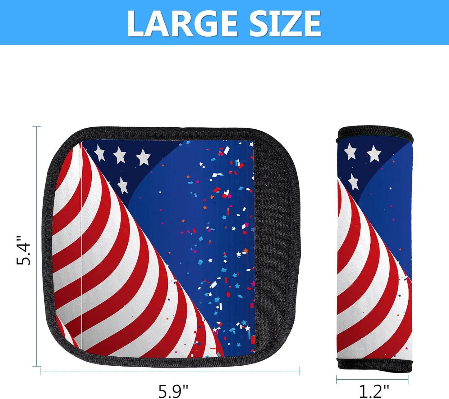 Luggage Handle Wraps 3Pcs – Neoprene Bag Handle Wrap for Bogg, Luggage Identifiers for Suitcases Easy Identification, Stylish & Comfy Suitcase Handle Replacement Travel Accessories for Airport Y02