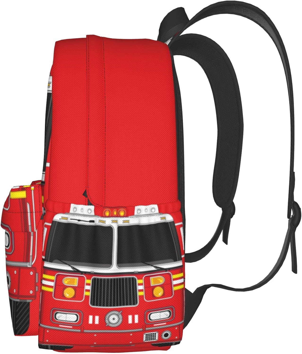 Fire Truck Backpack School Bag Lightweight Bookbag Laptop Travel Daypack For Kids Girls Boys Teens