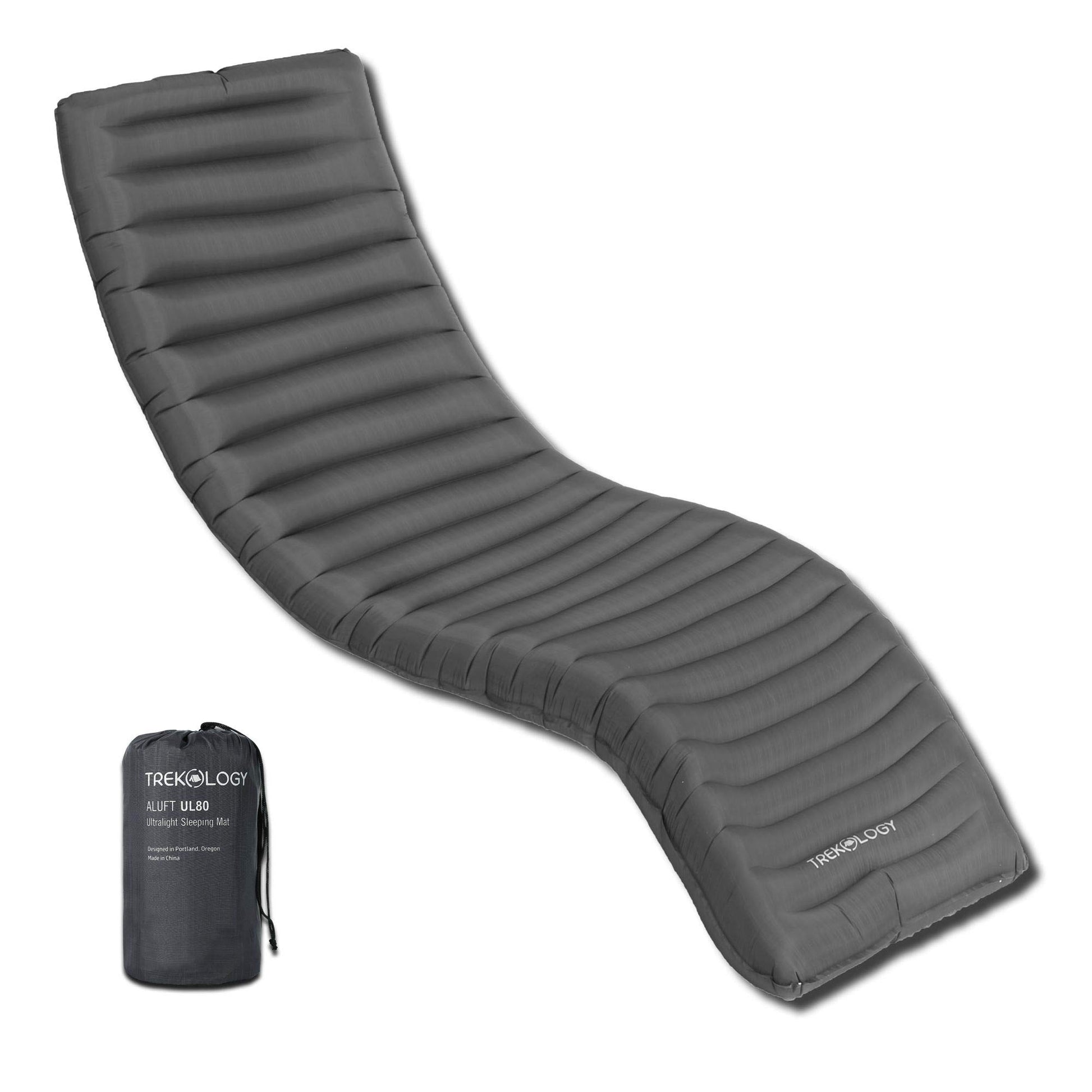 TREKOLOGY Ultralight Backpacking Sleeping Pad, Inflatable Camping Mat
