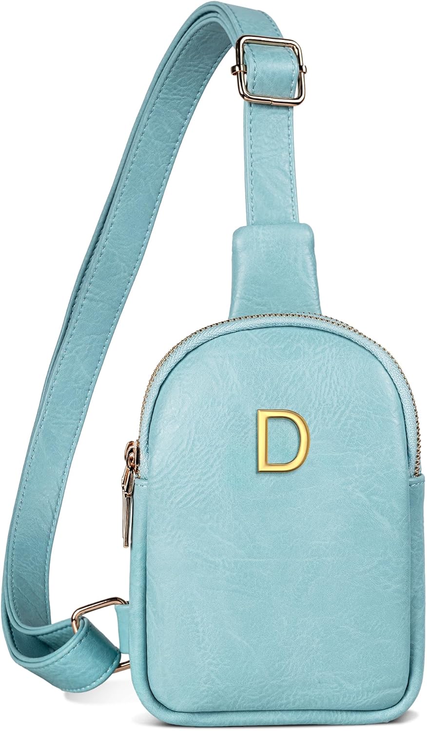 Flower Girl Gifts, Cute Initial Fanny Pack Sling Bag for 4 5 6 7 8 Year Old Girls, Gifts for Preteen Teens, Handsfree Lightweight Travel Phone Purses, Personalized Gift for Multi Occasion